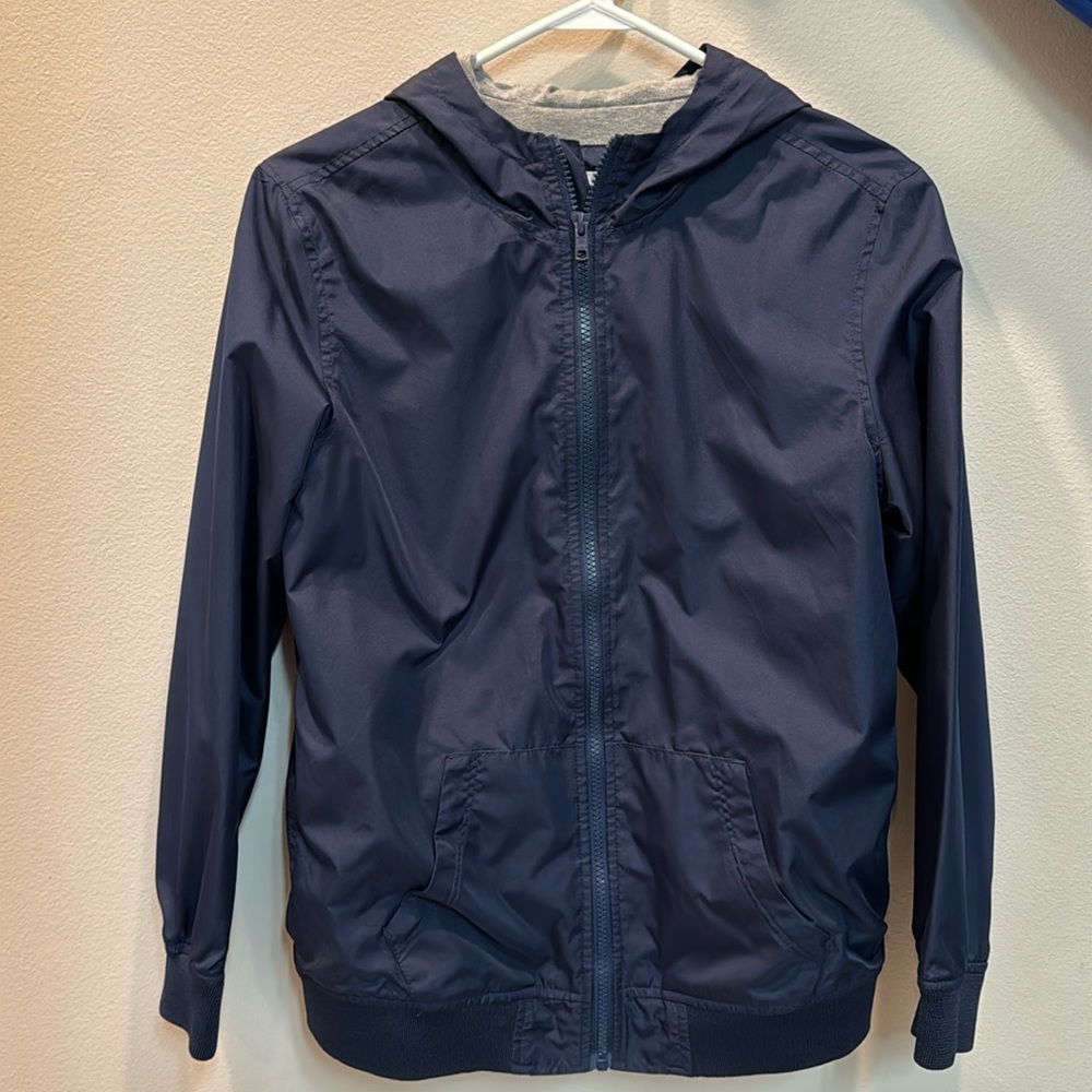 Hooded zip front summer jacket boy XL